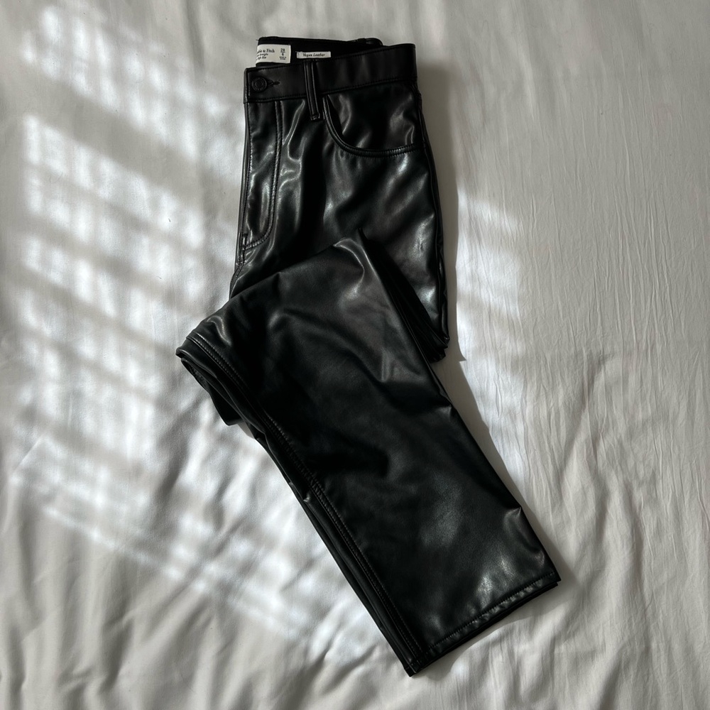 Abercrombie & Fitch Vegan Leather Pants